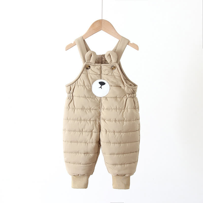 Toddler Bear Down Strap Overalls