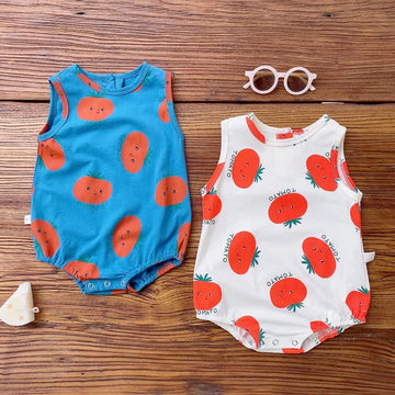 TOMATO Baby Sleeveless Cute Bodysuit