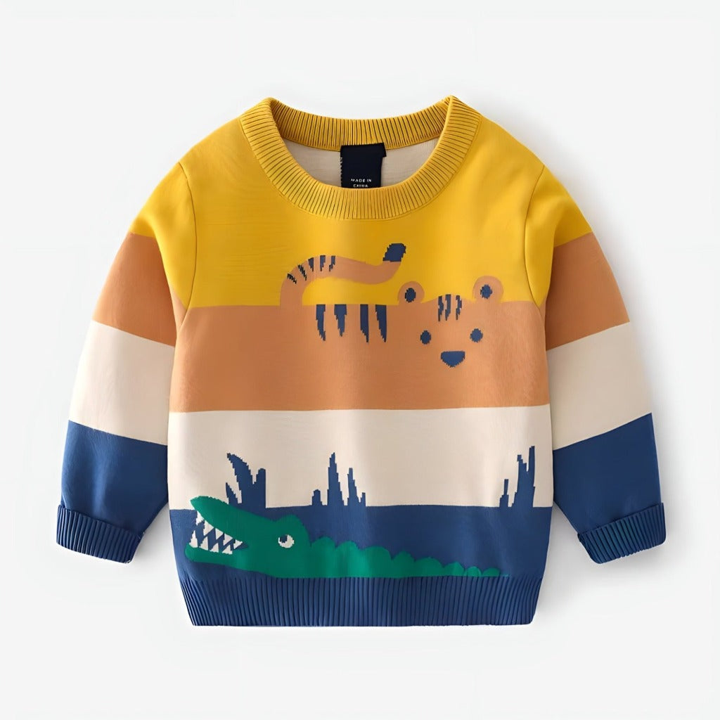 Animal Knit Boys' Sweater