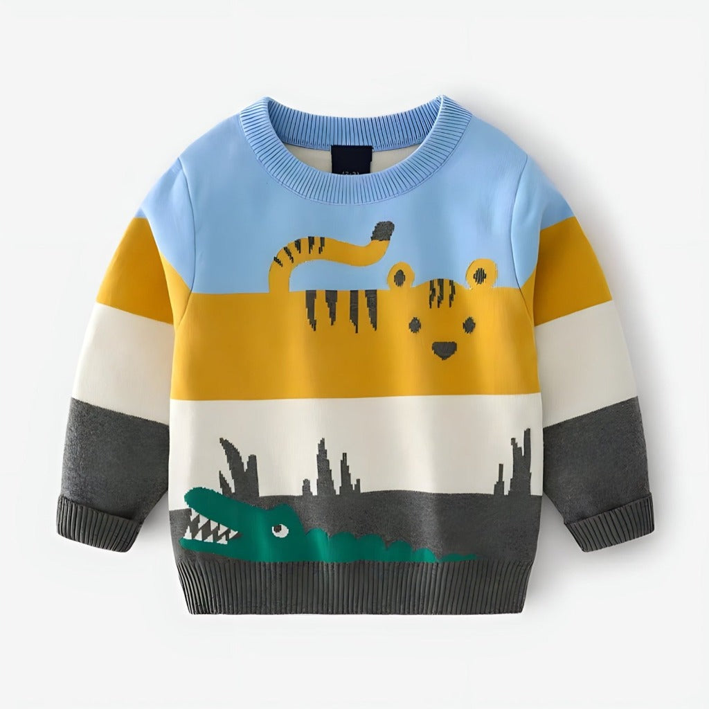 Animal Knit Boys' Sweater