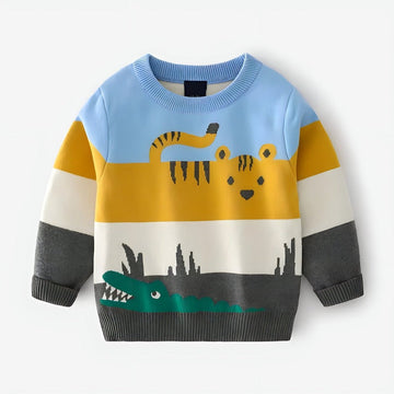 Animal Knit Boys' Sweater