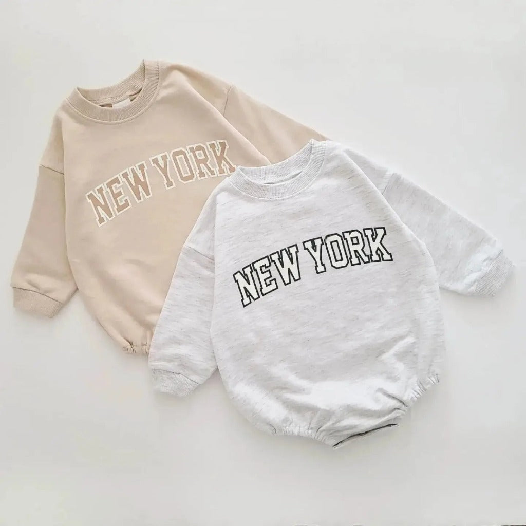 New York Unisex Baby Romper