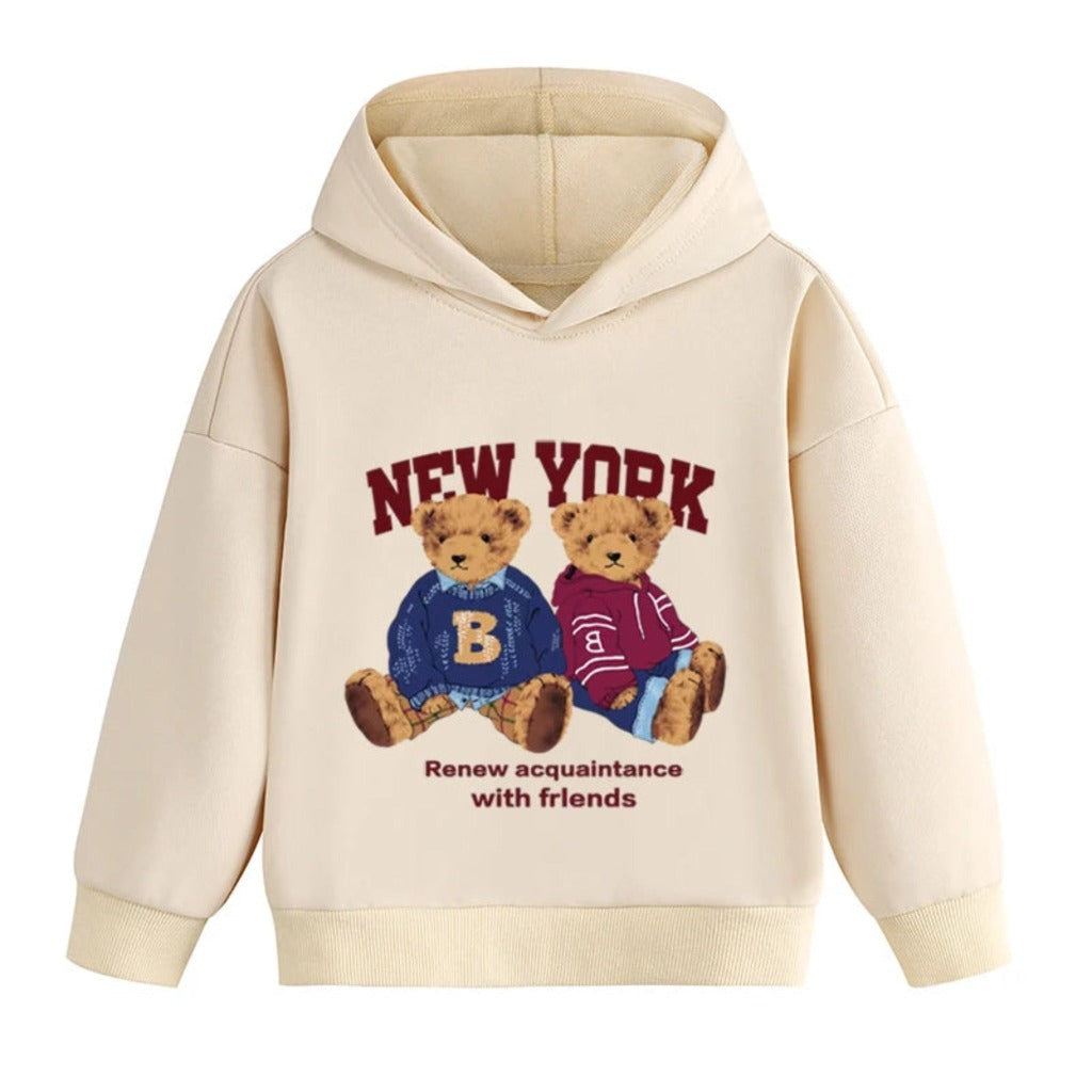 Boys' Hooded Bear Sweatshirt