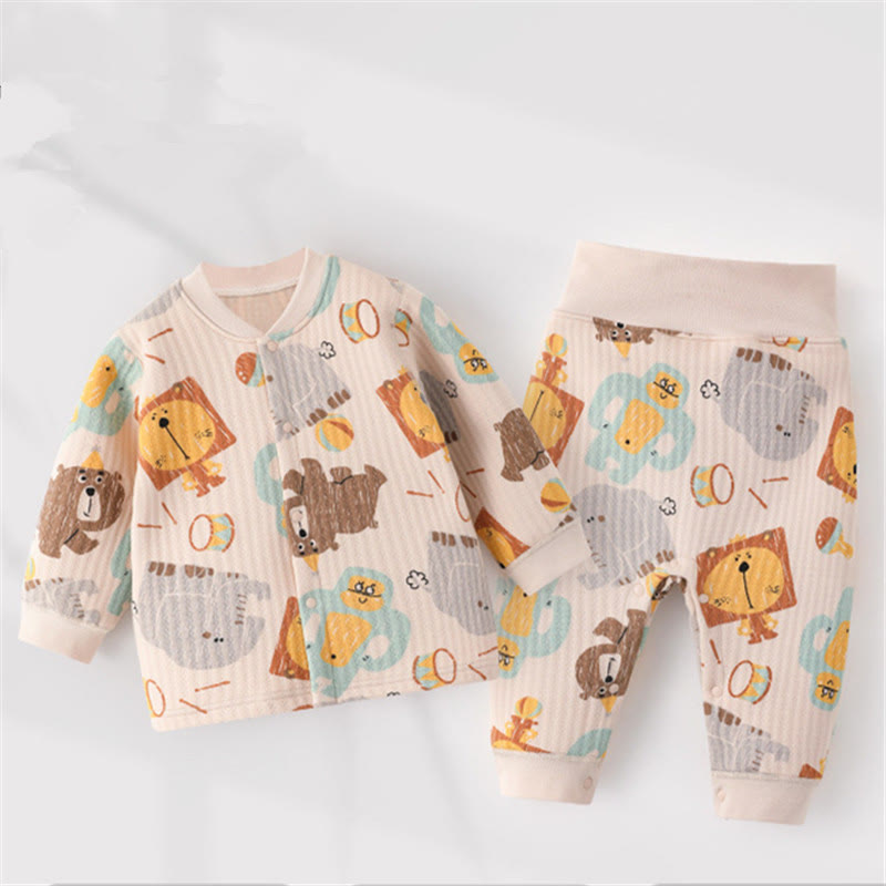 Baby Animal Circus Troup Pajamas Set