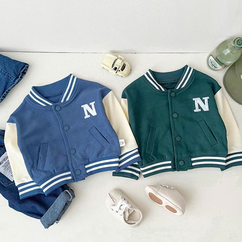 N Baby Baseball Pocket Jacket