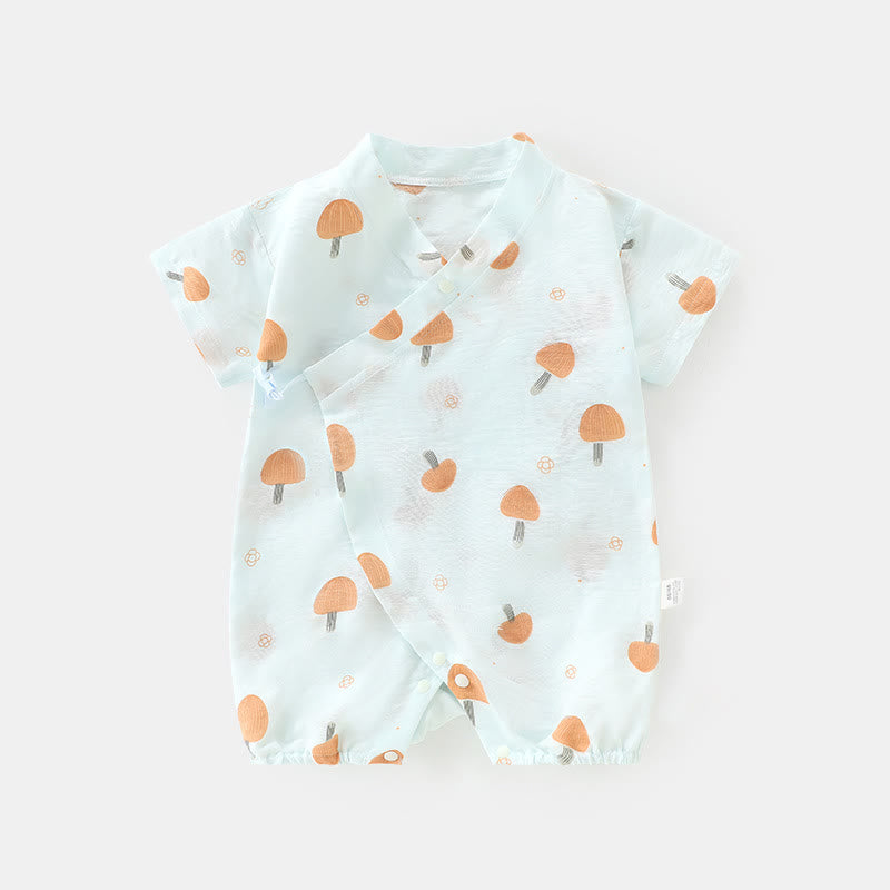 Baby Mushroom Daisy Koala Kimono Romper