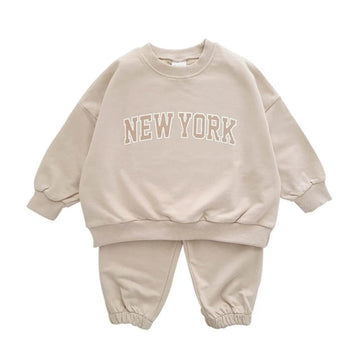 New York Sweatshirt and Sweatpant Set