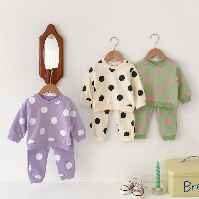 Baby 2-Piece Simple Dots Lovely Set