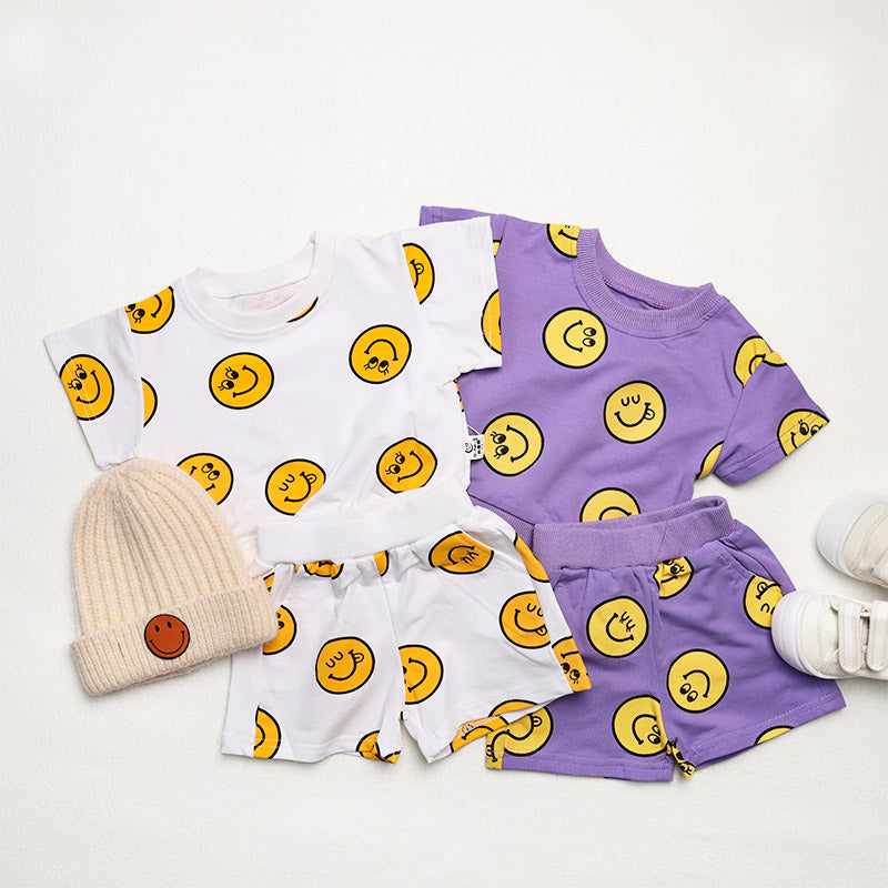 Baby Smile Leisure Tee & Shorts Set