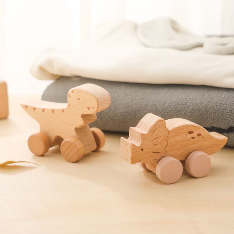 Baby Wooden Dino Toys