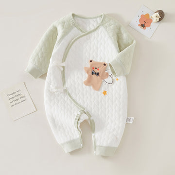 Baby Angel Bear Kimono Romper