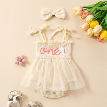 ONE Baby Butterfly Bodysuit with Headband