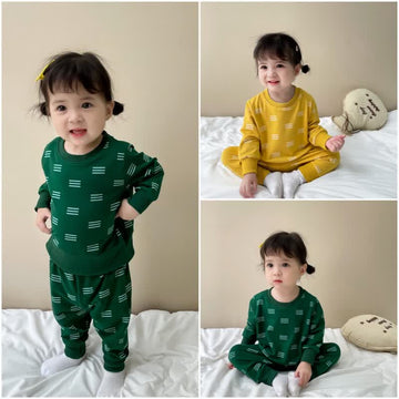 Baby 2-Piece Simple Casual Soft Set