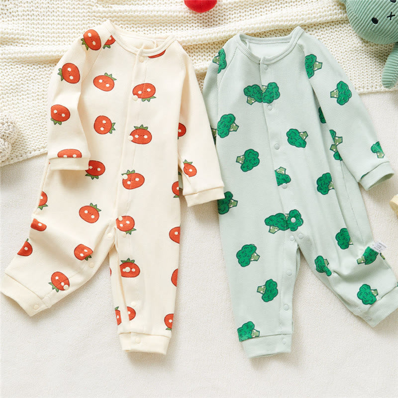 Baby Cartoon Vegetable Soft Romper