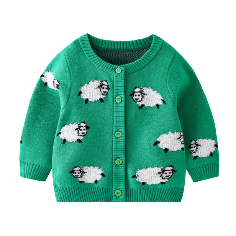 Toddler Knitted Sheep Lovely Cardigan