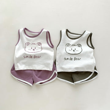 SMILE BEAR Baby 2-Piece Lovely Set