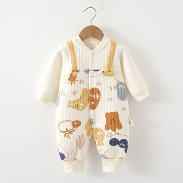 Baby Fruit Banana Fake 2 Pcs Romper