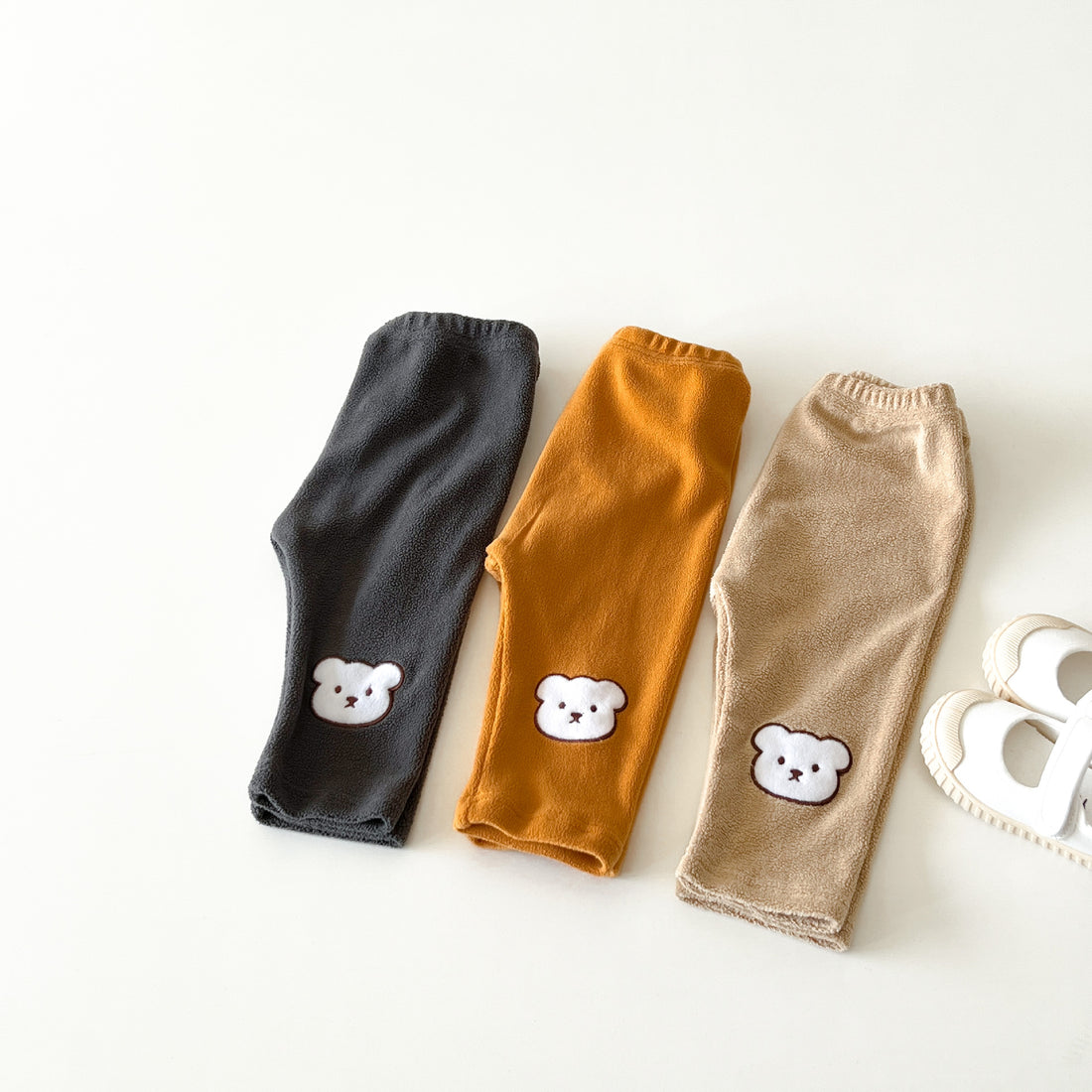 Baby Bear Fleece Warm Leggings