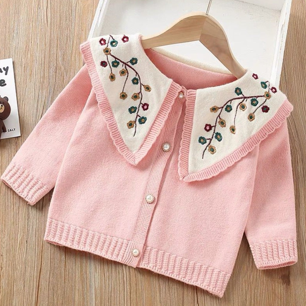 Floral Knitted Cardigan