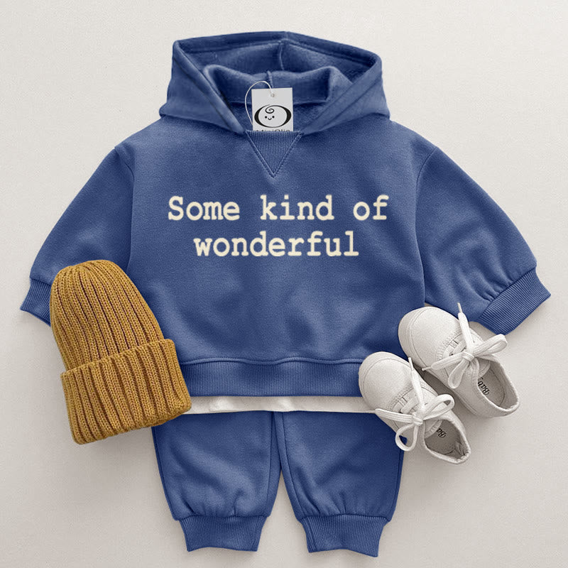 SOME KIND OF WONDERFUL Baby Hooded Set