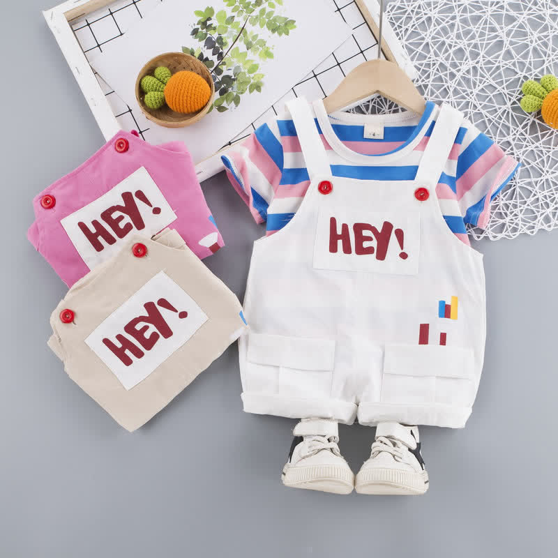 HEY! Baby Toddler 2-Piece Striped Set