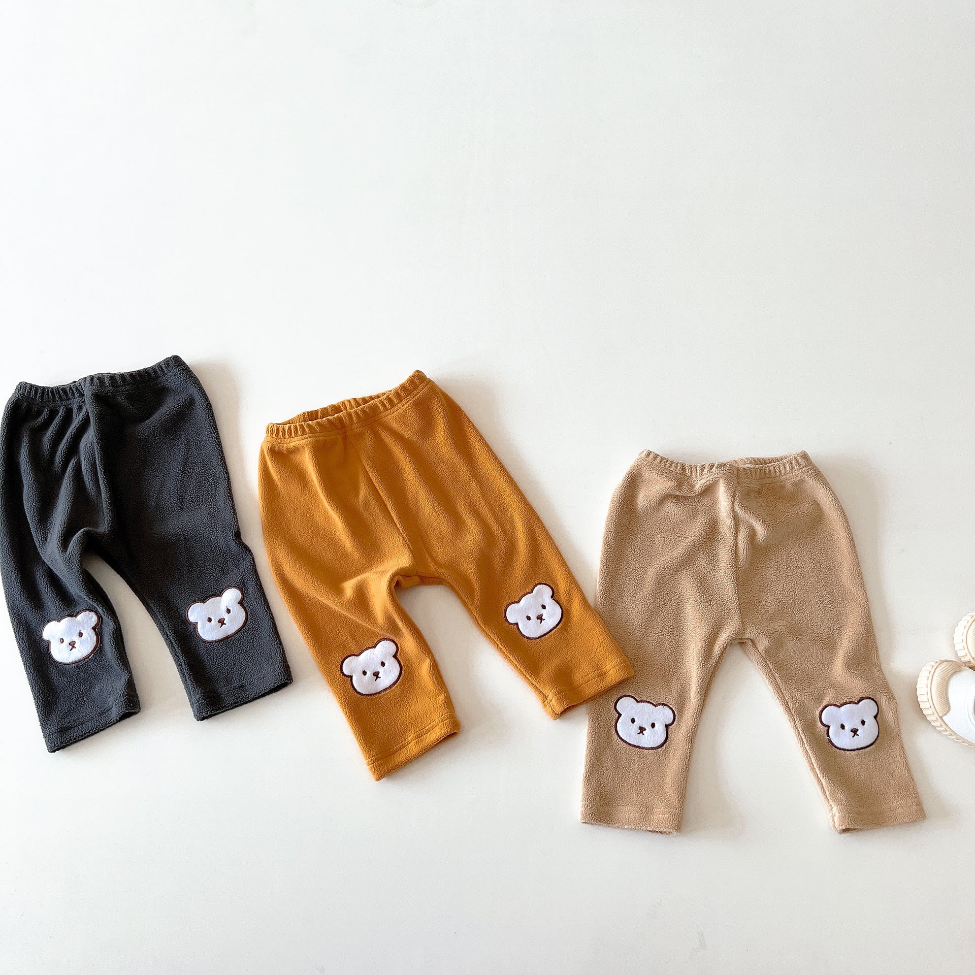 Baby Bear Fleece Warm Leggings