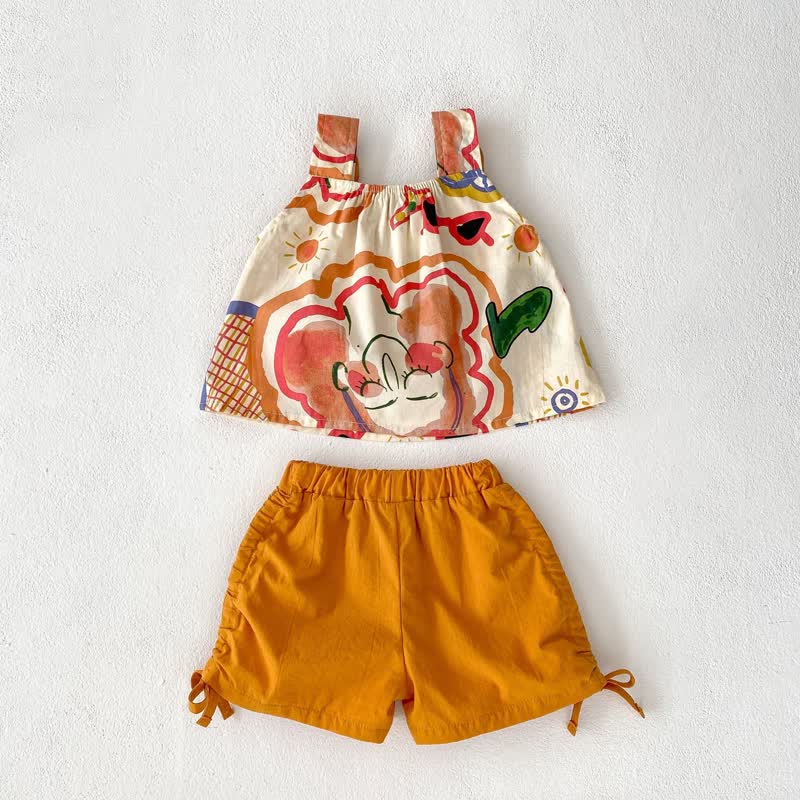 Baby Graffiti Camiosle and Shorts Set