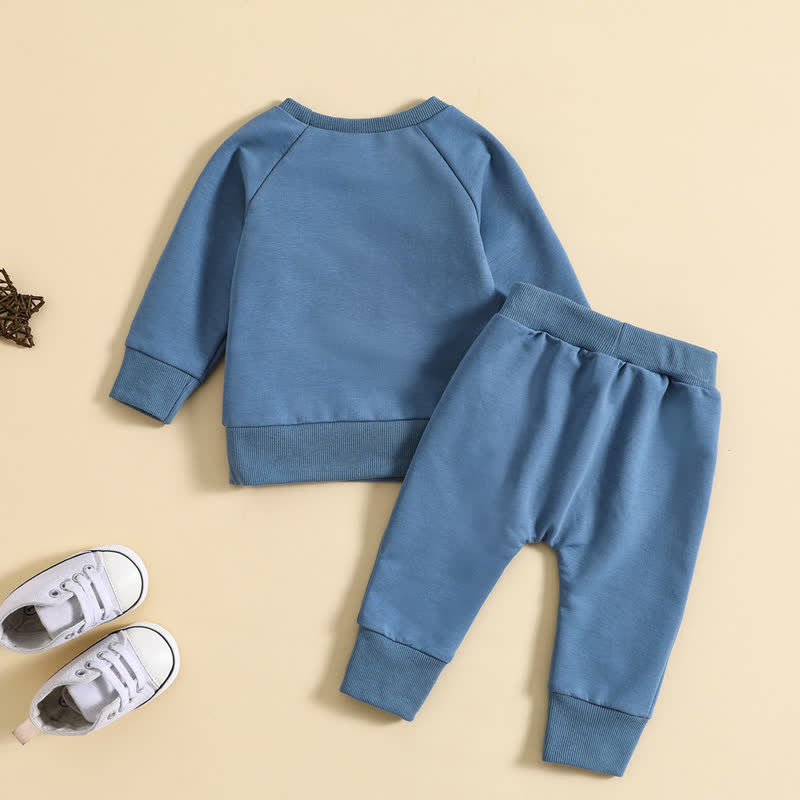 Baby 2-Piece Pocket Bear Blue Set