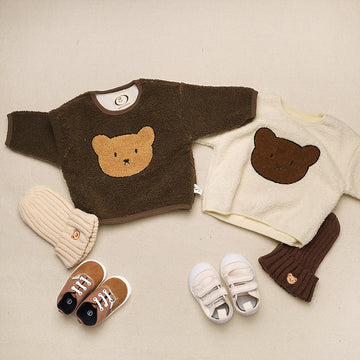 Baby Bear Embroidered Sweatshirt