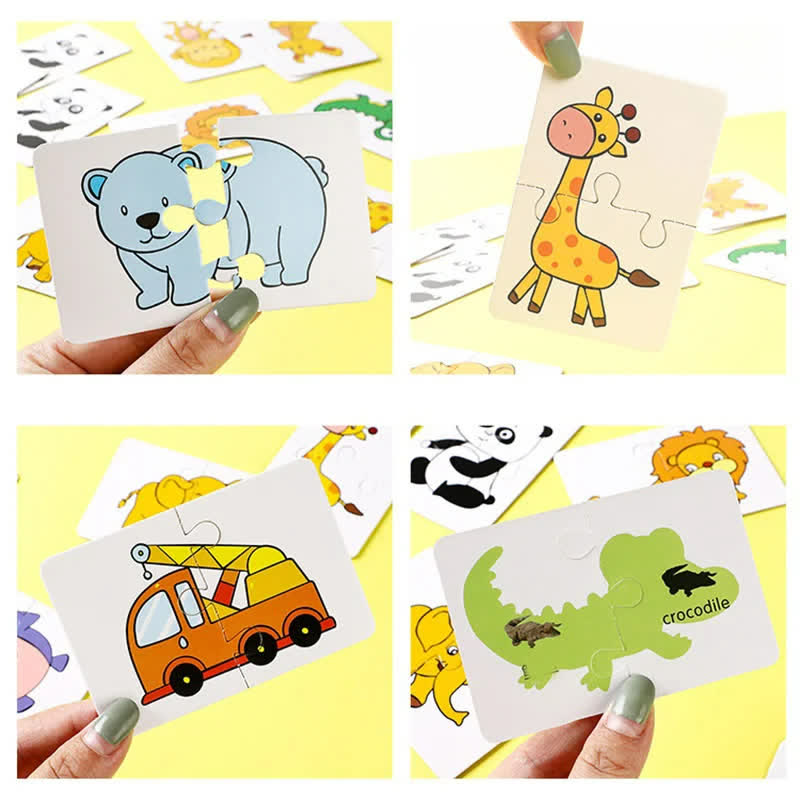 32Pcs Toddler Animal Matching Card