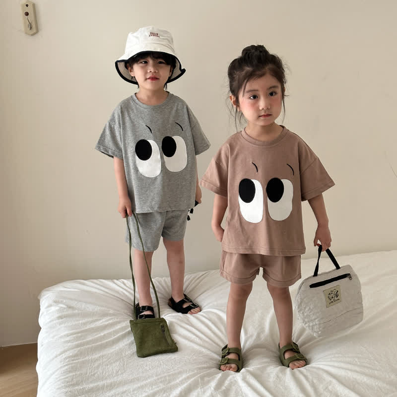 Toddler 2-Piece Big Eyes Casual Set