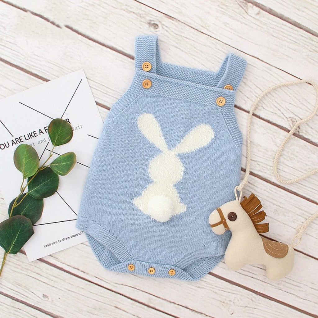 Knit Baby and Toddler Rabbit Bodysuit