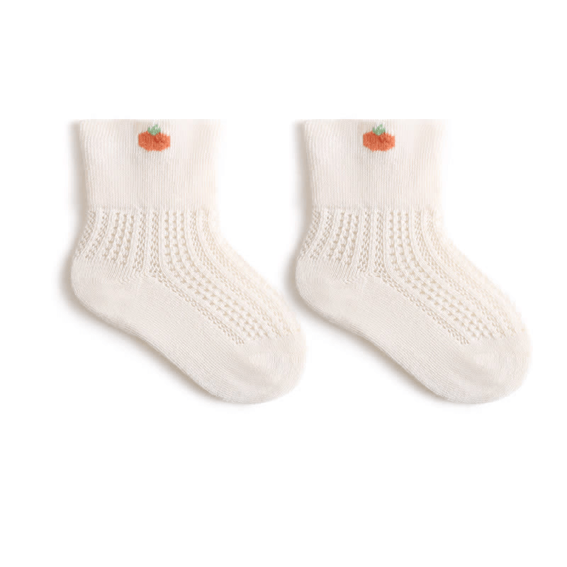 Baby Tomato Flower Bear Carrot Cherry Socks