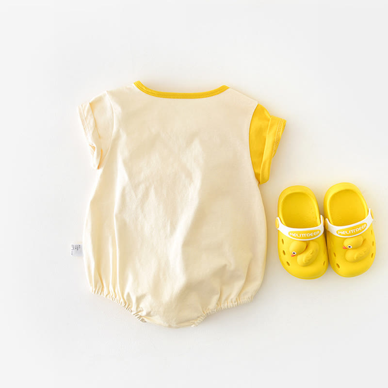 Baby Yellow Lovely Duck Bodysuit