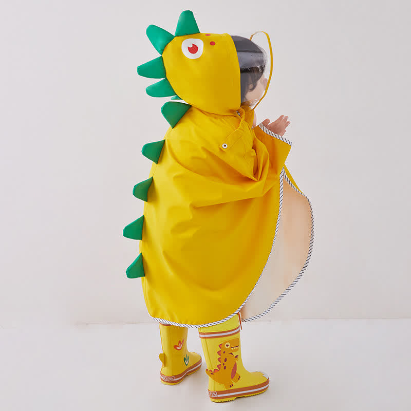 Toddler Dinosaur Hooded Cloak Raincoat