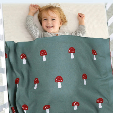 Baby Mushroom Wrap Blanket