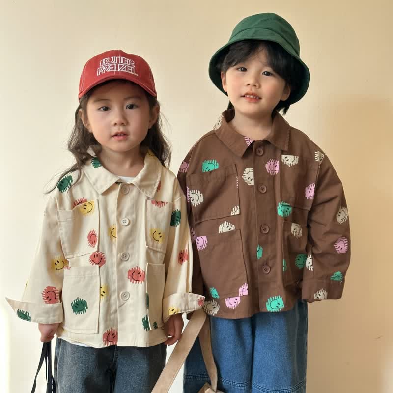 Toddler Graffiti Smile Pocket Jacket