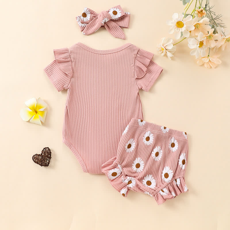 DADDY'S GIRL Baby 2-Piece Set with Headband