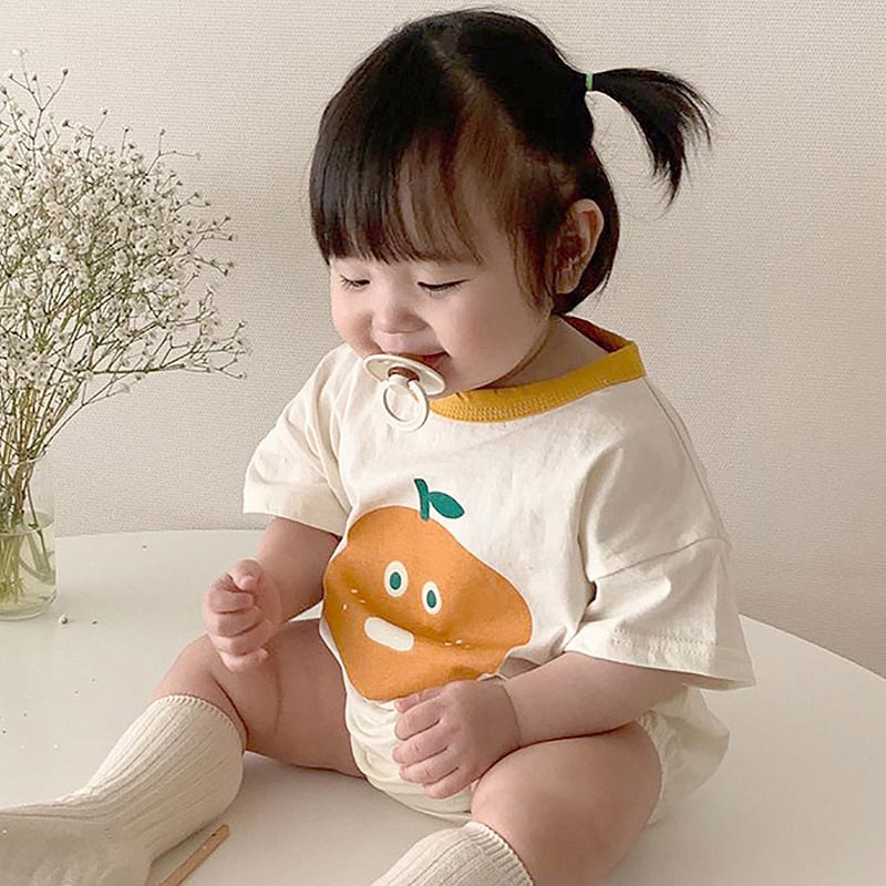 Baby Orange Loose Bodysuit