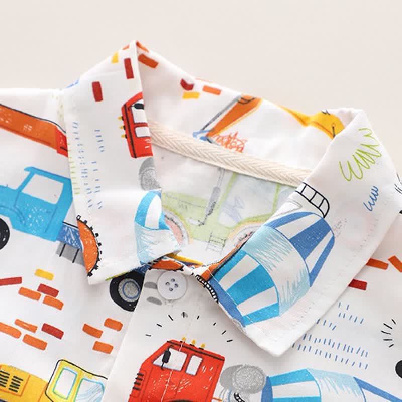 Baby Boy 2-Piece Cartoon Car Set