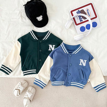 N Baby Baseball Pocket Jacket