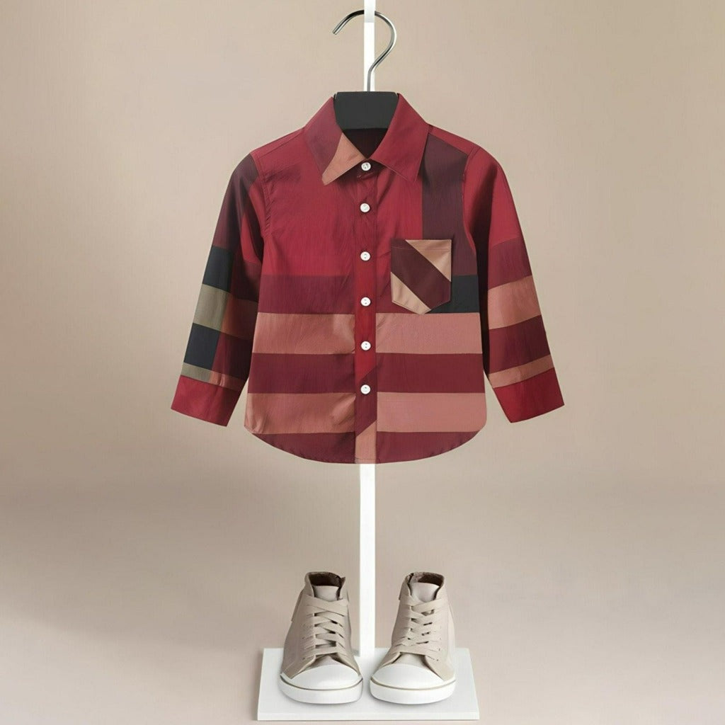 Classic Plaid Special Occasion Boys' Shirt