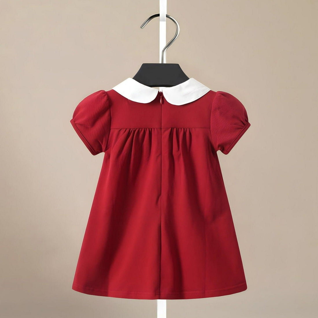 Red Retro Cotton Dress