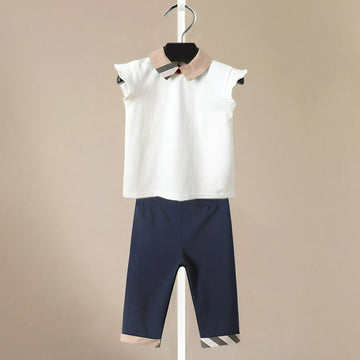 Classic Girls' Top & Bottom Matching Set