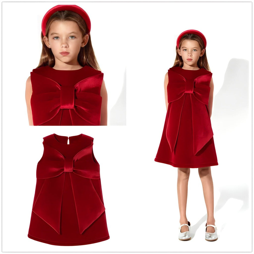 Red Velvet Party Dress