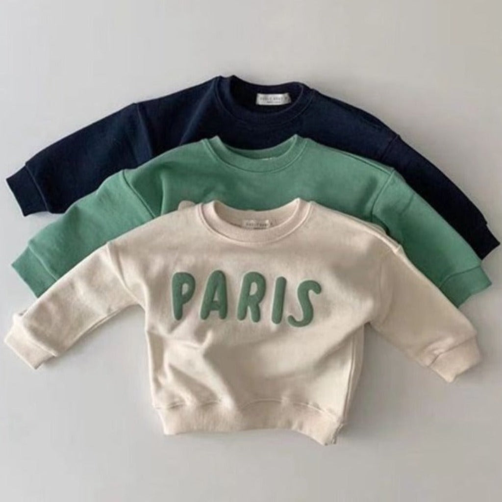 Paris Unisex Organic Cotton Sweatshirt