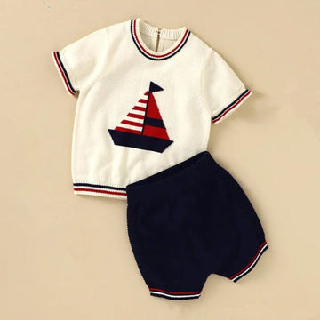 Little Sailors' Baby and Toddler Knit Set