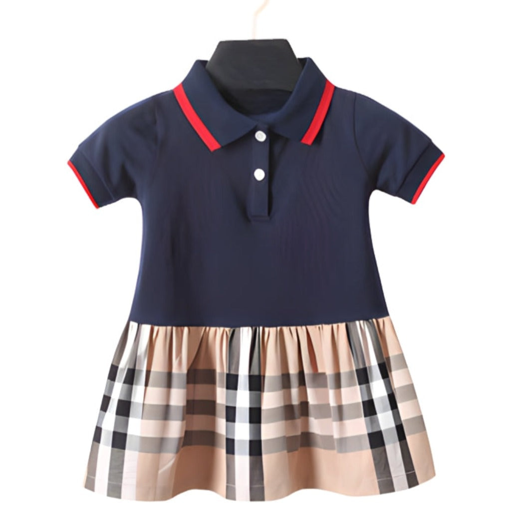 Retro Polo Girls' Dress