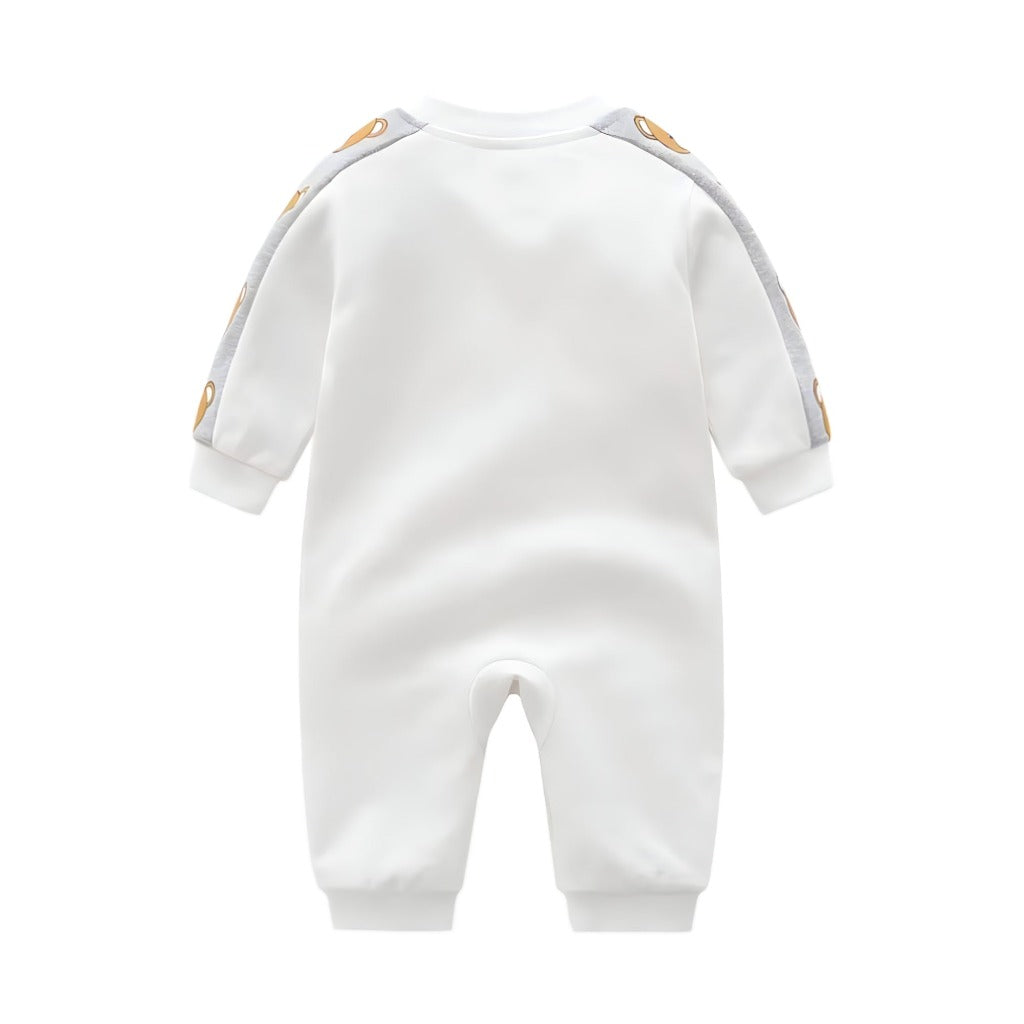 Baby Unisex Romper in White