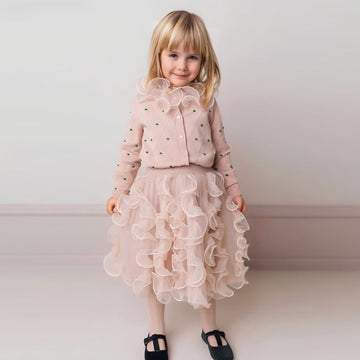 2-Piece Boho Blush Pink Girls' Set